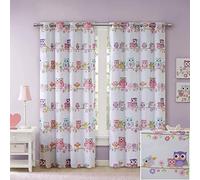 MI ZONE KIDS JLA Home Inc Panel Opaco para Ventana con diseño de búho, 127 x 213 cm, Multicolor