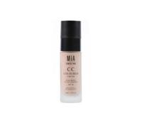 MIA Cosmetics Paris Crema CC – Esferas rellenadoras de ácido hialurónico – Tono Medio SPF 30 – 30 ml