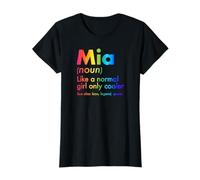 MIA como Una Chica Normal Solo Cooler Queen Nombre Camiseta