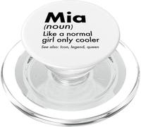 MIA como Una Chica Normal Solo Cooler Queen Nombre PopSockets PopGrip para MagSafe