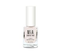 Mia cosmetics paris 2 in 1 bright look endurecedor de uñas 11 ml