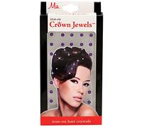 Mia Crown Jewels-Jewels/Ornaments For The Hair, Purple Amethyst (50), 4.5x2.75x0.5"