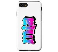 MIA Graffiti Nombre Personalizado Azul Rosa Mujeres Niñas Carcasa para iPhone SE (2020) / 7/8