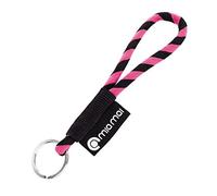 Mia Mai Llavero tubular con cinta (15 cm), color rosa y negro
