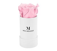 Mia Milano Infinity Roses 3 años de conservación I Caja de Rosas con Rosas auténticas I Flores de Larga duración en la Caja I Rosas preservadas con Caja de Regalo I Hecho a Mano en Alemania