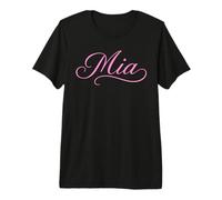 MIA Nombre Mujeres Elegante Lindo Esposa Elegante Chica Novia GF Camiseta Premium