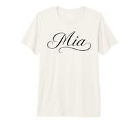 MIA Nombre Mujeres Elegante Lindo Esposa Elegante Chica Novia GF Camiseta Premium