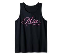 MIA Nombre Mujeres Elegante Lindo Esposa Elegante Chica Novia GF Camiseta sin Mangas