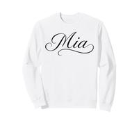 MIA Nombre Mujeres Elegante Lindo Esposa Elegante Chica Novia GF Sudadera