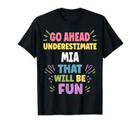 MIA Personalized Women's Gift Custom MIA Camiseta