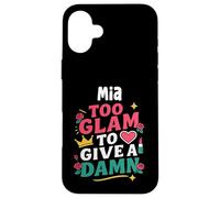 MIA Personalized Women's Gift Custom MIA Carcasa para iPhone 16 Plus