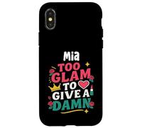 MIA Personalized Women's Gift Custom MIA Carcasa para iPhone X/XS