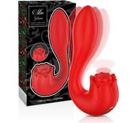 Mia Selena Estimulador Vibrating + Tapping Rojo 1ud
