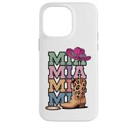 MIA Western Cowgirl MIA Country - Cumpleaños Personalizados Carcasa para iPhone 14 Pro MAX
