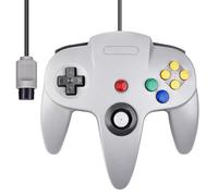 miadore Mando clásico N64 compatible con consola N64,Plug & Play (gris)