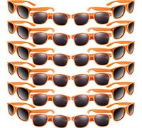 MIAHART 24 unidades de gafas de sol para niños, gafas de fiesta, bolsas de regalo a granel para niños y niñas, suministros para fiestas (Orange)