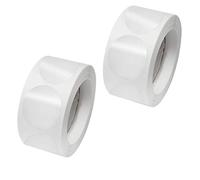 mialosk 2 Rollo Pegatinas Circulares,Etiquetas Adhesivas Transparentes Pegatinas,Sellos Pegatinas Etiquetas de Sellado Redondas de Paquete al por Menor,500Pcs / Rollo