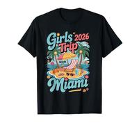 Miami 2026 Girl Trip Matching Bestie Vacaciones Mujeres Florida Camiseta