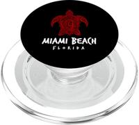 Miami Beach Florida Diseño de Tortugas Marinas Miami Beach FL Playas PopSockets PopGrip para MagSafe