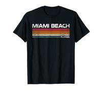 Miami Beach Florida Diseño Retro Miami Beach FL Camiseta