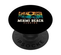 Miami Beach Florida Keys Design Miami Beach FL Playas PopSockets PopGrip Adhesivo
