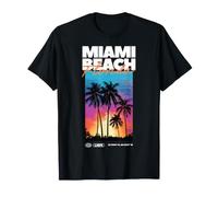 Miami Beach Florida Summer Palm Vacaciones USA Camiseta