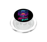 Miami Beach, I Love Miami, Cool Miami Summer Graphic Design PopSockets PopGrip para MagSafe