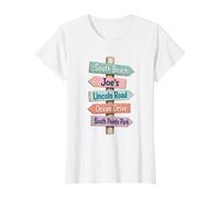 Miami Beach, South Beach, South Pointe Park, Lincoln Road Camiseta gráfica económica, Mujer, Blanco, XL