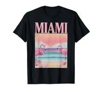 Miami Camiseta Mujeres Para Hombres Retro Florida Miami Camiseta