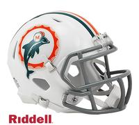 Miami Dolphins Casco Riddell Réplica Mini Velocidad Estilo 1972T / B