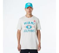 Miami Dolphins NFL Regular T-Shirt Distressed Screenprint Team Graphic Stone Camiseta Unisex Adulto