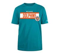 Miami Dolphins NFL Regular T-Shirt High Density Ink Screenprint Front Graphic Miami Dolphins Original Team Color Camiseta Unisex Adulto (Pack de 1)