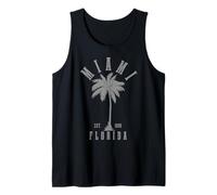 Miami EST. 1896 Florida USA América Camiseta sin Mangas