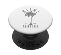 Miami EST. 1896 Florida USA América PopSockets PopGrip Adhesivo