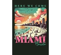 Miami Sunset Notebook - Vintage Retro Beach Journal with Coastal Vibes: 6x9” Lined Notebook | 150 Pages | Miami Beach Sunset Design | Perfect for Travel Logs, Reflections & Journaling
