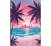 Miami Travel Journal: A lined 6x9 notebook to write about your beach vacation to Florida!