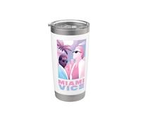 Miami Vice Airbrush Duo Sunset Vaso térmico de acero inoxidable de doble pared