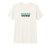 Miami Vice Front & Back Neon Duo Camiseta Premium
