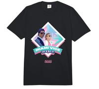 Miami Vice Let’s Hit It Airbrush Diamond Comfort Colors Adult Heavyweight T-Shirt