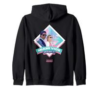 Miami Vice Let’s Hit It Airbrush Diamond Sudadera con Capucha