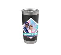 Miami Vice Let’s Hit It Airbrush Diamond Vaso térmico de acero inoxidable de doble pared