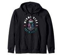 Miami Vice Let's Hit It Diseño de Estilo Retro Sudadera con Capucha