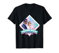 Miami Vice Let's Hit It, Estilo Retro de los 80 Camiseta