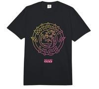 Miami Vice Neon Airbrush Palm Tree Comfort Colors Adult Heavyweight T-Shirt