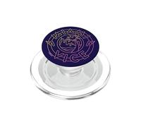 Miami Vice Neon Airbrush Palm Tree PopSockets PopGrip para MagSafe