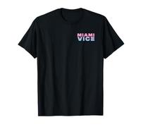 Miami Vice Retro Airbrush Front & Back Camiseta