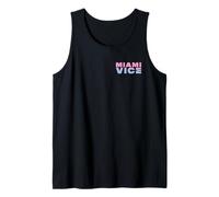 Miami Vice Retro Airbrush Front & Back Camiseta sin Mangas