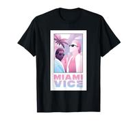 Miami Vice Retro Vibes 80s Estilo Pastel Camiseta