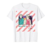 Miami Vice Undercover 1984 Retro Stripes Camiseta