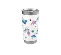 Miami Vice Undercover Airbrush All Over Print Vaso térmico de acero inoxidable de doble pared